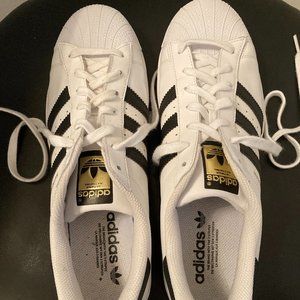 Adidas Superstar. Men’s Size 10.5. White with black stripes
